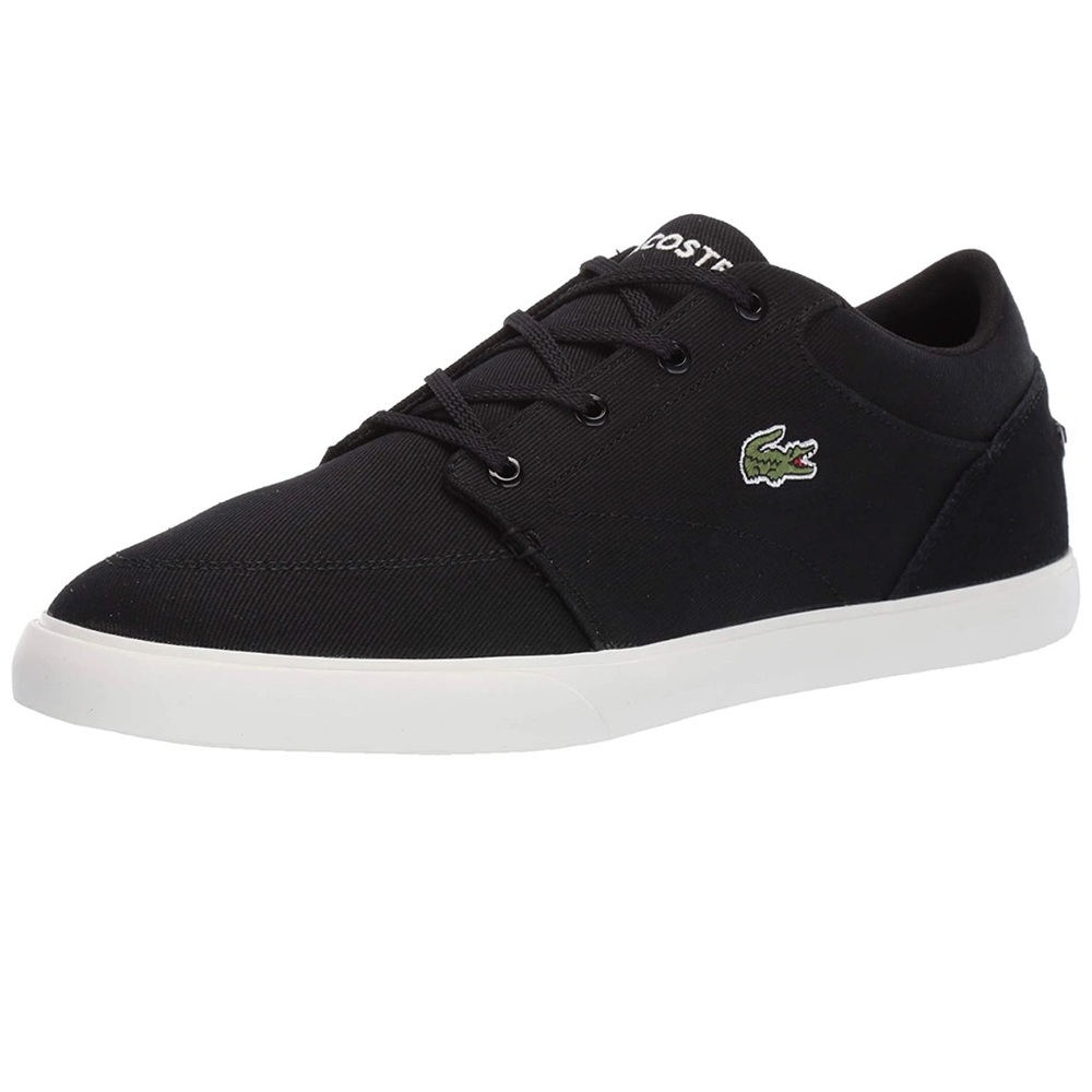Men’s Lacoste sneaker black with green croc logo - Picture 6 of 7